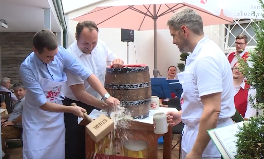 Bieranstich Kreuzmayr