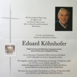 Begräbnis Eduard Köhnhofer