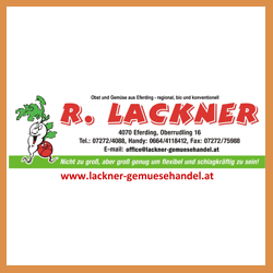 Sponsor - Rahmen - Blech - Lackner Gemüse