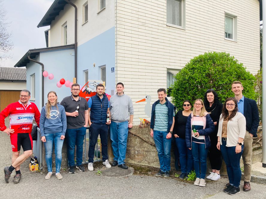 Storch aufstellen Marlene Kriechbaum