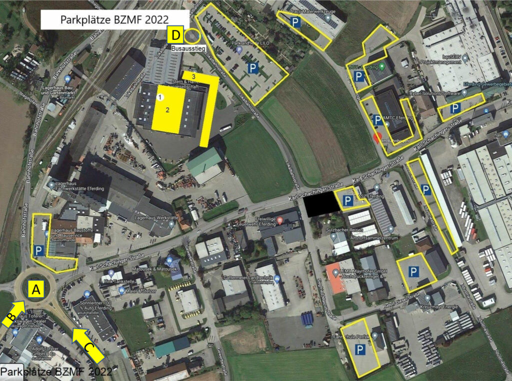 BZMF Eferding 2022 - Parkplätze